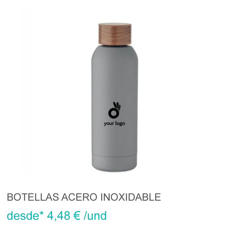 Botellas de acero simple pared - 700ml